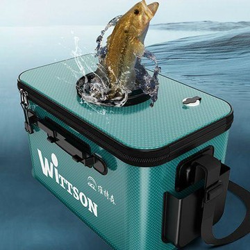 釣魚魚箱活魚魚護桶eva摺疊釣箱水桶加厚裝魚漁具用品包郵精品釣具