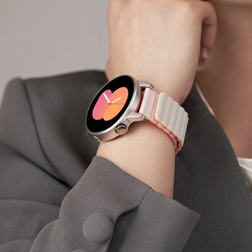 矽膠 磁吸 錶帶 20mm 22mm多色 WATCH 華米 米動手錶 三星手錶 快拆 防水錶帶 替換錶帶 運動錶帶