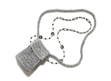 人手編織手機包