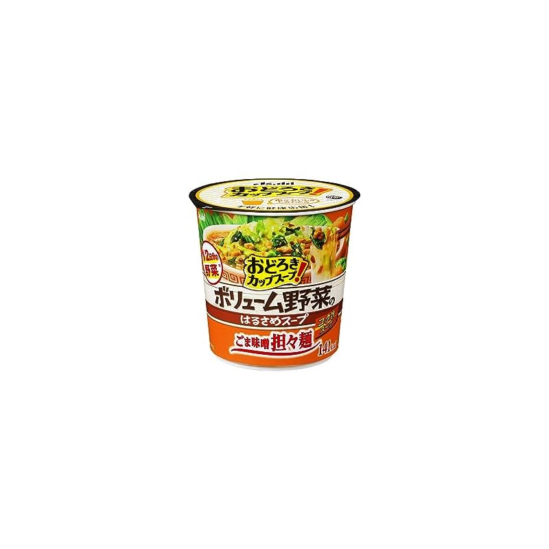 アサヒグループ食品 おどろき野菜 ボリューム野菜のはるさめスープ ごま味噌担々麺 37.8g6個