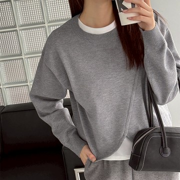 【HARPER】品牌自訂不規則造型針織上衣 | 現貨  長袖 針織 上衣【CLZ38647H】