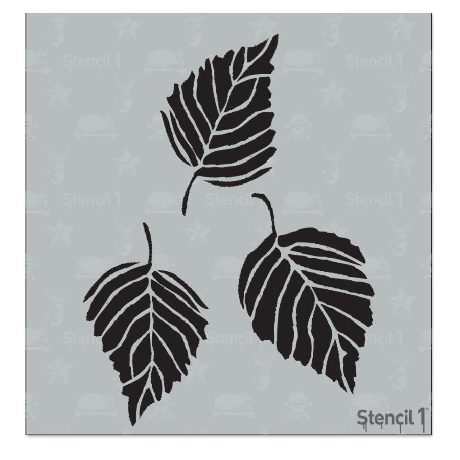 Stencil1 Leaves Stencil 5.75 x  Durable Quality Reusable Stencils for Dra