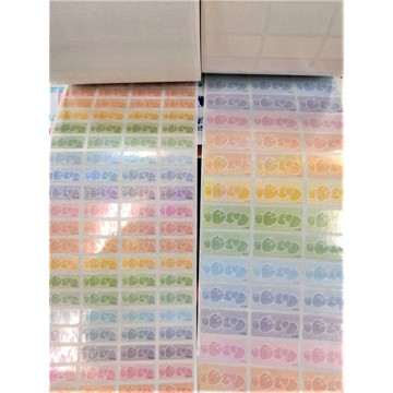 LS鑽石草莓姓名貼(粉色系)  2.2*0.9(9色) 3*1.5(9色) 快速出貨