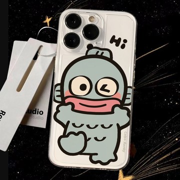 爆款開心醜魚 蘋果手機殼iPhone16ProMax 適用iPhone15 14 13 12 11 Plus 保護防摔殼