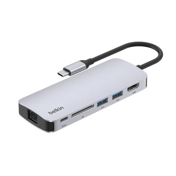 【BELKIN】Connect USB-C 6合1 高速多媒體集線器 AVC008fqSGY