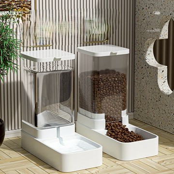 🔥台灣現貨24H秒出🔥自動飲水餵食器 寵物飲水機 飼料餵食器 自動飲水器 貓狗喝水器 寵物餵食碗 自動補水 寵物用品