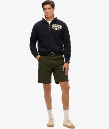 Superdry Men's Men's Organic Cotton Heavy Cargo Shorts Green / Surplus Goods Olive - Size: 30