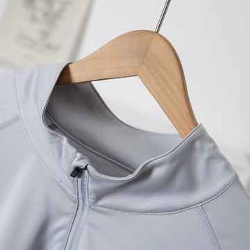 【男款】美專業運動|柔滑防曬速干！純色簡約外套戶外皮膚衣外貿