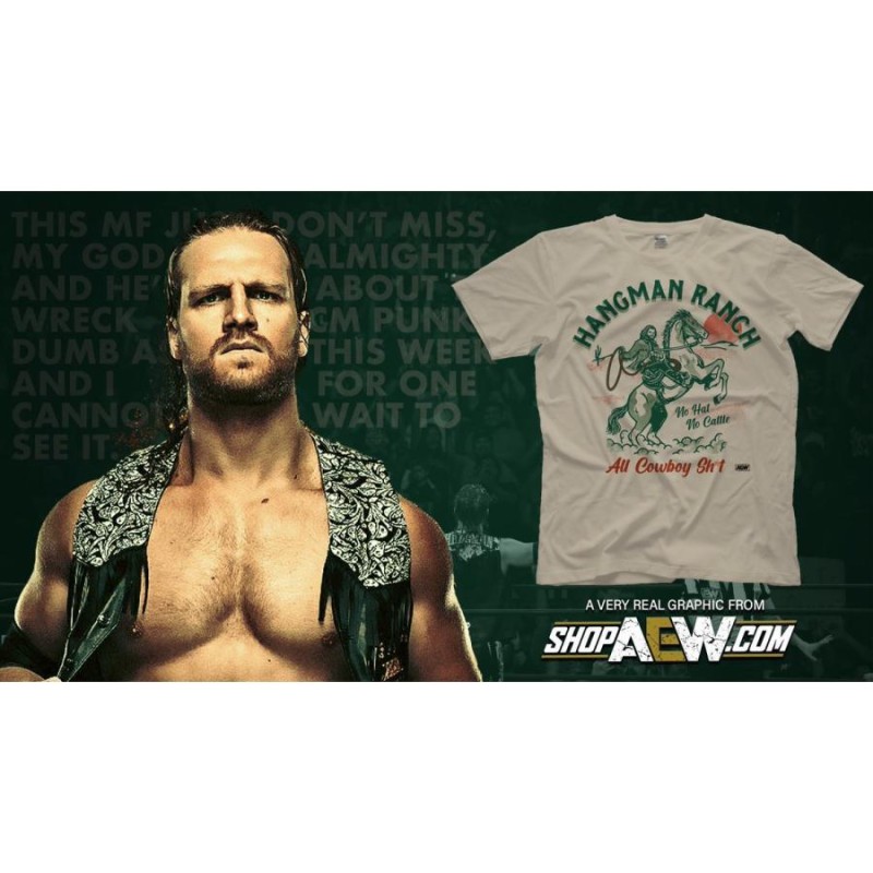 AEW Tシャツ「AEW ハングマン・アダム・ペイジ HANGMAN ADAM PAGE