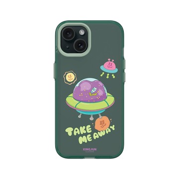 iPhone 15 Clear 憂墨綠 - KINGJUN - 外太空世界