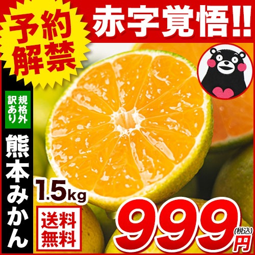 2セット以上で増量特典 みかん 訳あり 1.5kg 熊本 みかん 最大約 10kg フルーツ 果物 くまモン 箱