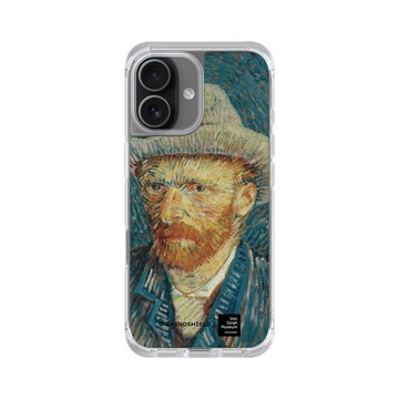 iPhone 17 ClearX (MagSafe 兼容) 晶透白 - Van Gogh Museum - 戴灰氈帽的自畫像