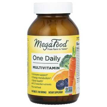 MegaFood, 每日一片多維生素，180 片