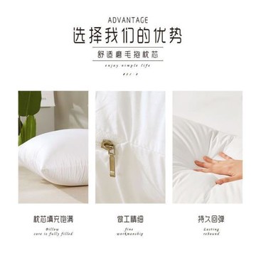 床頭沙發抱枕內芯正方形長方形內膽不變形立體磨毛抱枕芯批發