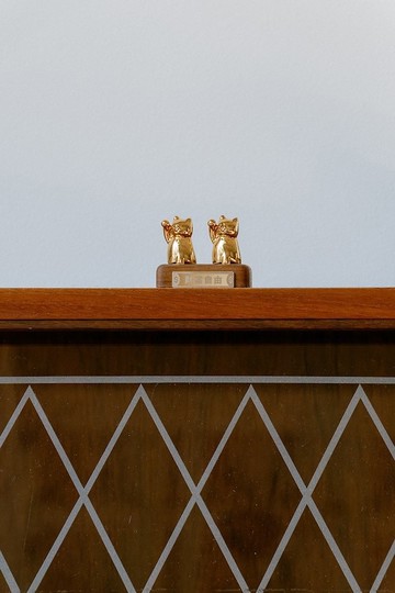 【雙幼貓組_金色 | 無香氛】招財貓 呼運貓 禮物 擺設 招財 寵物