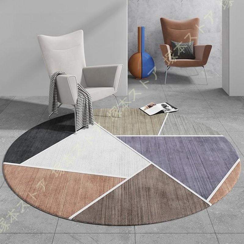 ラグマット 円形 ラグ マット カーペット 丸 丸形マット 丸ラグ おしゃれ 丸型マット 円形ラグ 薄手 室内ラグマット 滑り止め 屋内 洗える オールシーズン 通販 Lineポイント最大get Lineショッピング
