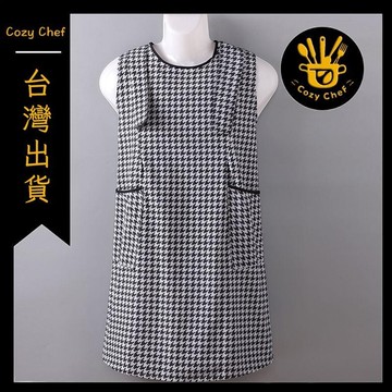 ✨️臺灣出貨✨️暖廚小築✅可開發票加肥圍裙無袖坎肩透氣時尚成人女廚房做飯新款罩衣韓版家用工作服