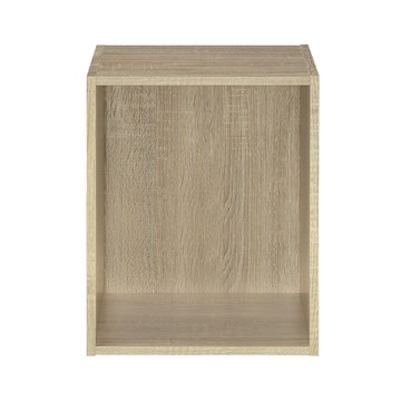 【TZUMii】簡約加高單格櫃-淺橡木色