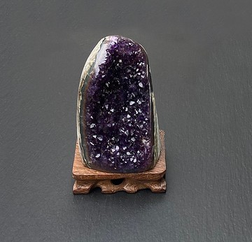 天然原礦頂級帝王紫 紫晶鎮 紫晶簇 紫水晶 開運財運水晶消磁手鍊