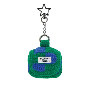 『將軍』棋盤格 AirPods 第四代保護殼 (綠藍 / 星星彈簧鍊)