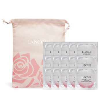 LANCOME 蘭蔻 超水妍舒緩保濕水凝霜束口袋隨行組(1mlX15)-公司貨