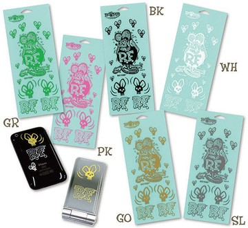 RAT FINK / RATFINK 老鼠芬克 RDF035 Skull Fly Decals 透明 防水 貼紙 車貼 安全帽貼 (1入)