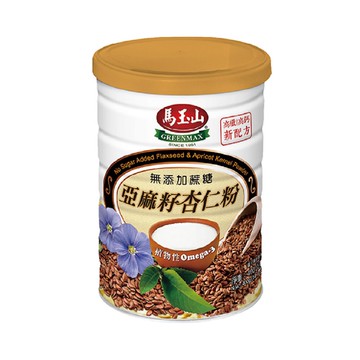 [家速配]馬玉山無加糖亞麻籽杏仁粉-400g