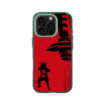 iPhone 16 Pro Clear 憂墨綠 - Assassin's Creed - Assassin's Creed® Shadows - Yasuke silhouette