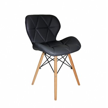 E-home 四入組 Jael耶爾蝴蝶餐椅 五色可選黑色X4