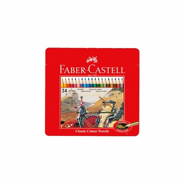FABER-CASTELL 輝柏 油性色鉛筆系列 24色 /盒 115845【APP滿額下單10%點數(單一帳號最高5000點)】1/31止