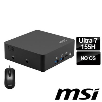 MSI微星 Cubi NUC AI 1UMG-040BTW 迷你桌機 (Ultra 7 155H/NO OS)