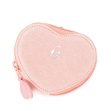 CHUMS Heart Coin Case Sweat零錢收納包 蜜桃色 CH603890R136