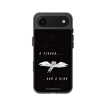 iPhone Air Clear (相機按鈕) 酷墨灰 - 瑞克和莫蒂 Rick and Morty - 瑞克和鳥