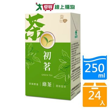 波蜜靠茶初茗綠茶250ml x24入【愛買】