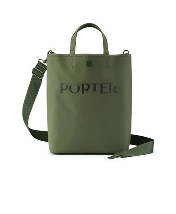 【PORTER INTERNATIONAL】限時7折★GAP 托特包 11754-008(咖啡色/卡其綠)(活動時間至9/30)