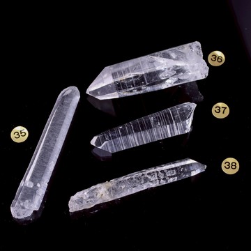 脈輪療癒 |哥倫比亞水晶柱 列木尼亞 白水晶 原礦 擺件 握件 水晶柱  3CS12-35,36,37,38