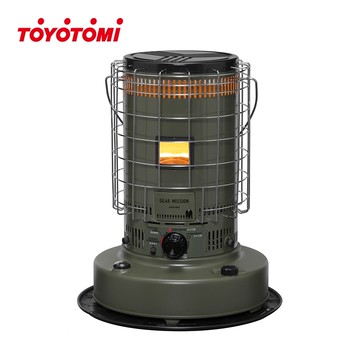 【TOYOTOMI】傳統熱能對流式煤油暖爐-軍綠色 KS-GE67G