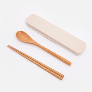 TAKENAKA mayu 隨身餐具組 杏色