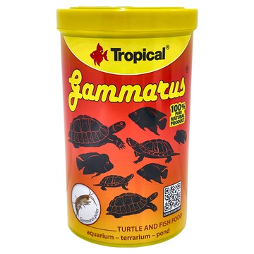 Tropical 高蛋白乾蝦飼料 適用於水族箱、烏龜、兩棲爬蟲  120g  1瓶