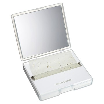 URBAN LEAVES 韓國原裝綠茶吸油面紙 附鏡子  50張  1包