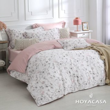 HOYACASA 60支抗菌天絲兩用被床包組(雙人/加大)-多款任選