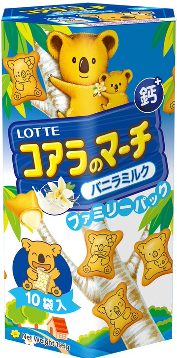 小熊餅家庭號-牛奶風味x1盒(195g/盒)