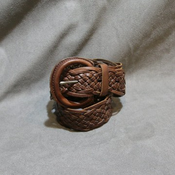 Back to Green-經典復古腰帶 細緻深咖交織 yi-07//vintage belt