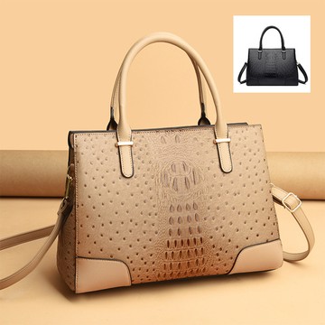 歐系復古鱷魚紋手提斜背包(KDB-5232)