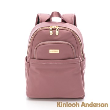 【Kinloch Anderson】Basic 前袋拉鍊後背包-玫瑰紅