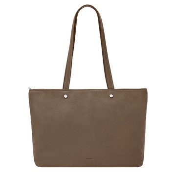 Jessie 真皮托特包-煙霧色 ZB11105793