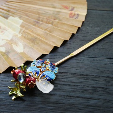 【墨徽閣】碩果髮簪