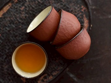 赤城 系列 匠人手作 手工紫砂茶杯 粉引 主人杯 品茗杯 聞香杯