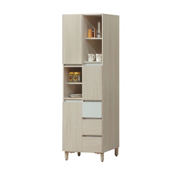 ASSARI-夏朵2.2尺三抽書櫃(寬66x深40x高190cm)