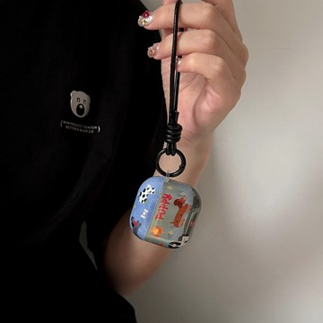 lulu|卡通可愛狗狗耳機殼 適用AirPods保護套Pro2/3保護殼 AirPods3/4耳機套